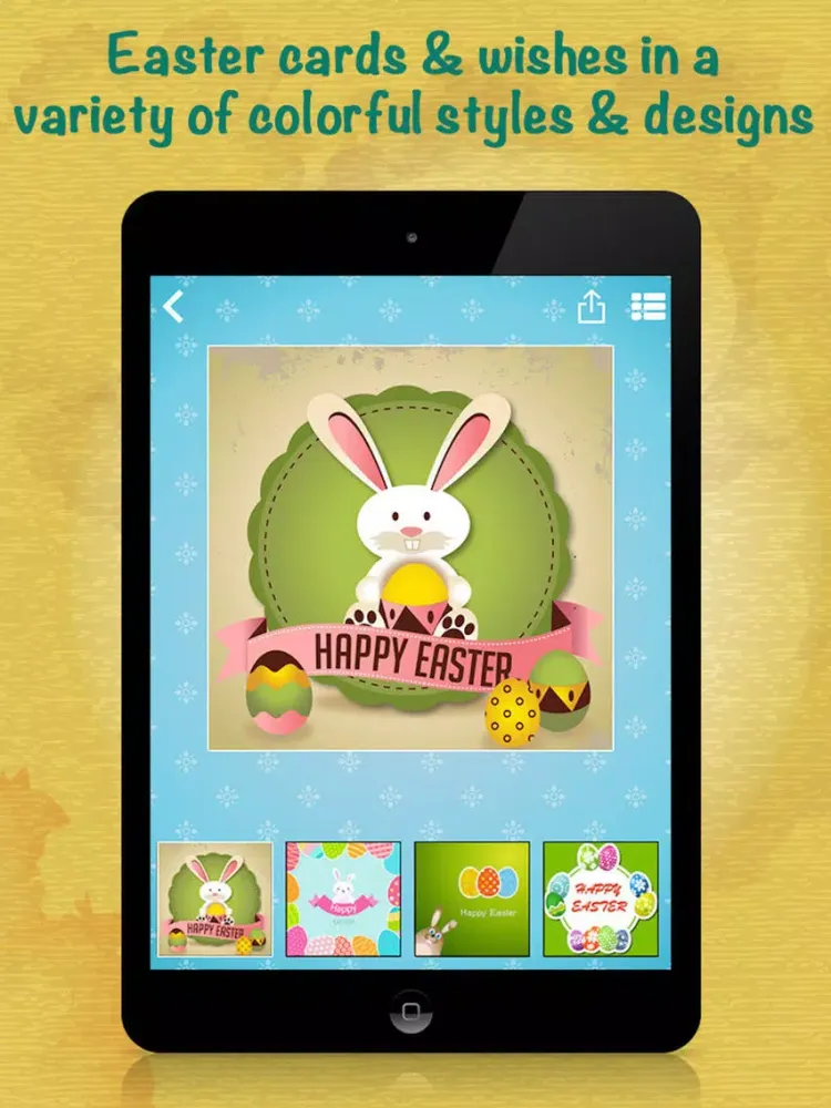 Easter Cards Wishes iPad  Screenshots