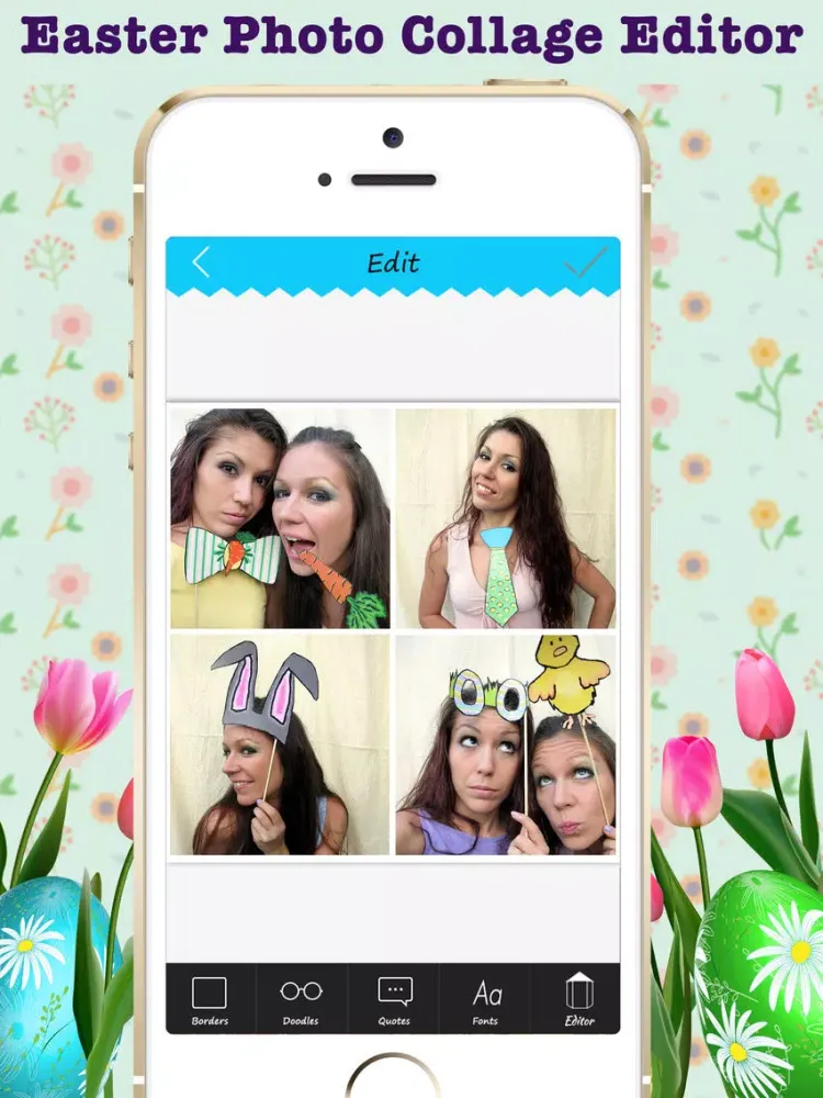Easter Photo Collage Frames & Stickers iPad  Screenshots