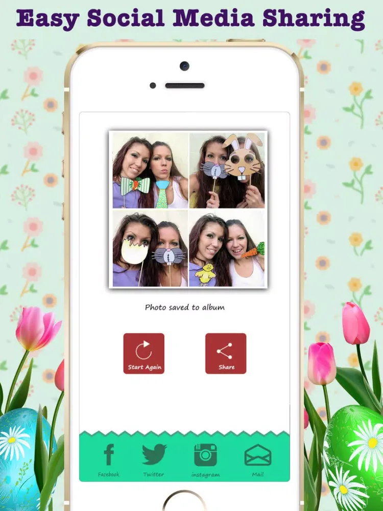 Easter Photo Collage Frames & Stickers iPad  Screenshots