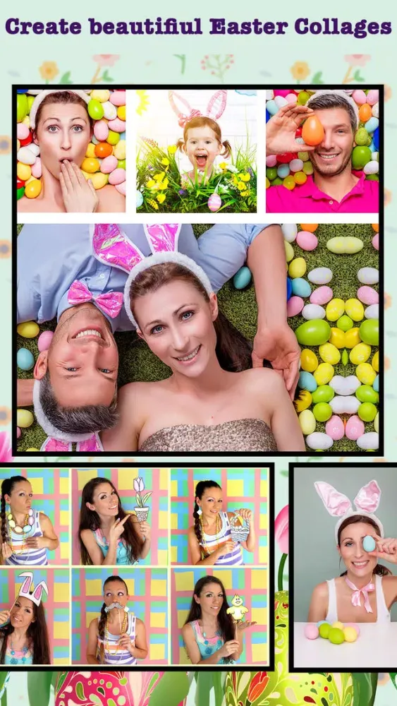 Easter Photo Collage Frames & Stickers Screenshots