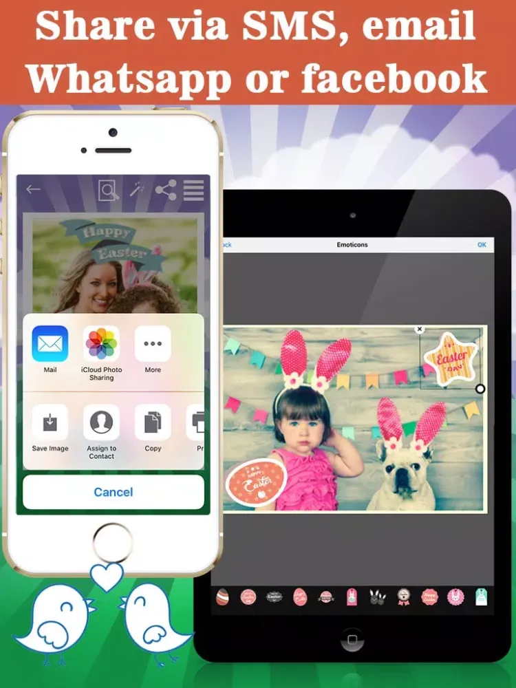 Screenshot di Easter Photo Editor Effects iPad 