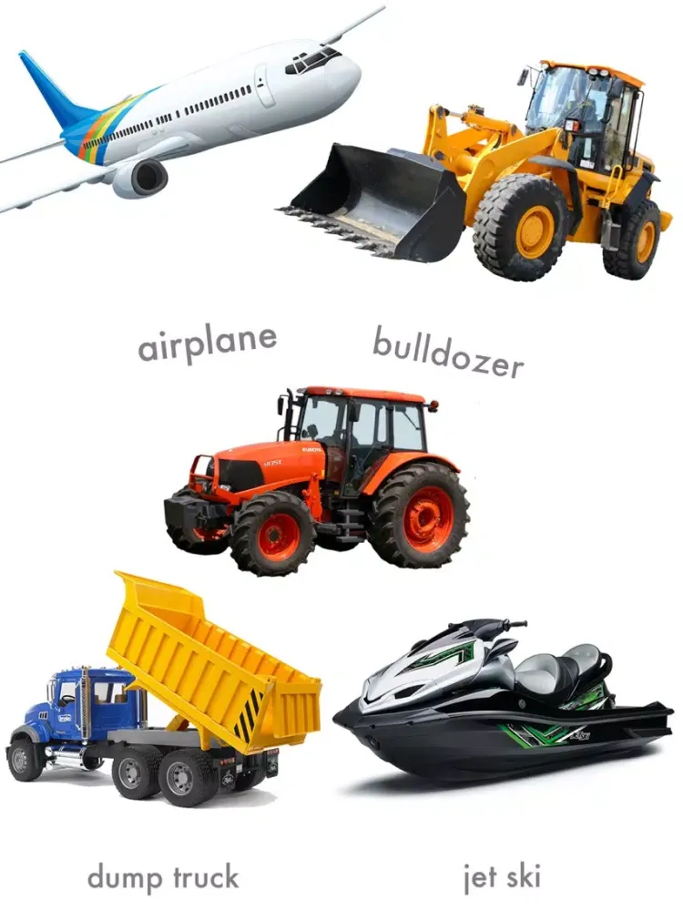 Ảnh chụp màn hình của Toddlers My Baby First Words - Vehicles iPad 