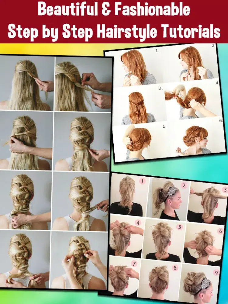 Zrzuty ekranu Women Hairstyles Step By Step - Easy Hairstyles For Girls iPad 