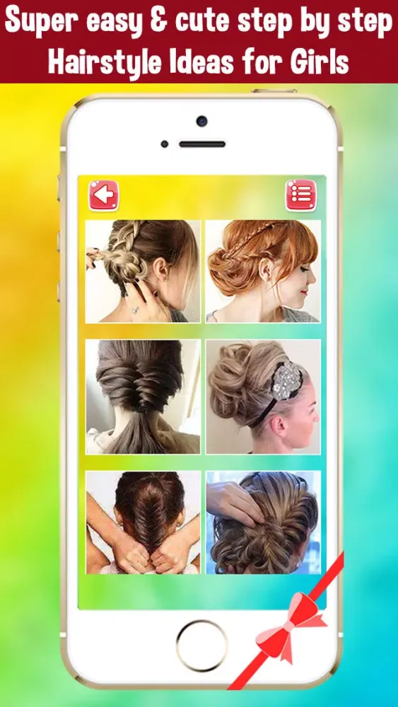 Zrzuty ekranu Women Hairstyles Step By Step - Easy Hairstyles For Girls