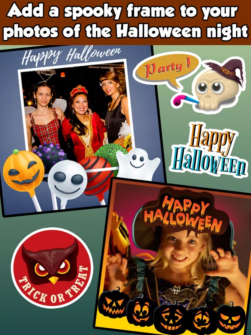 Spooky Halloween Photo Frames Free iPad  স্ক্রিনশট