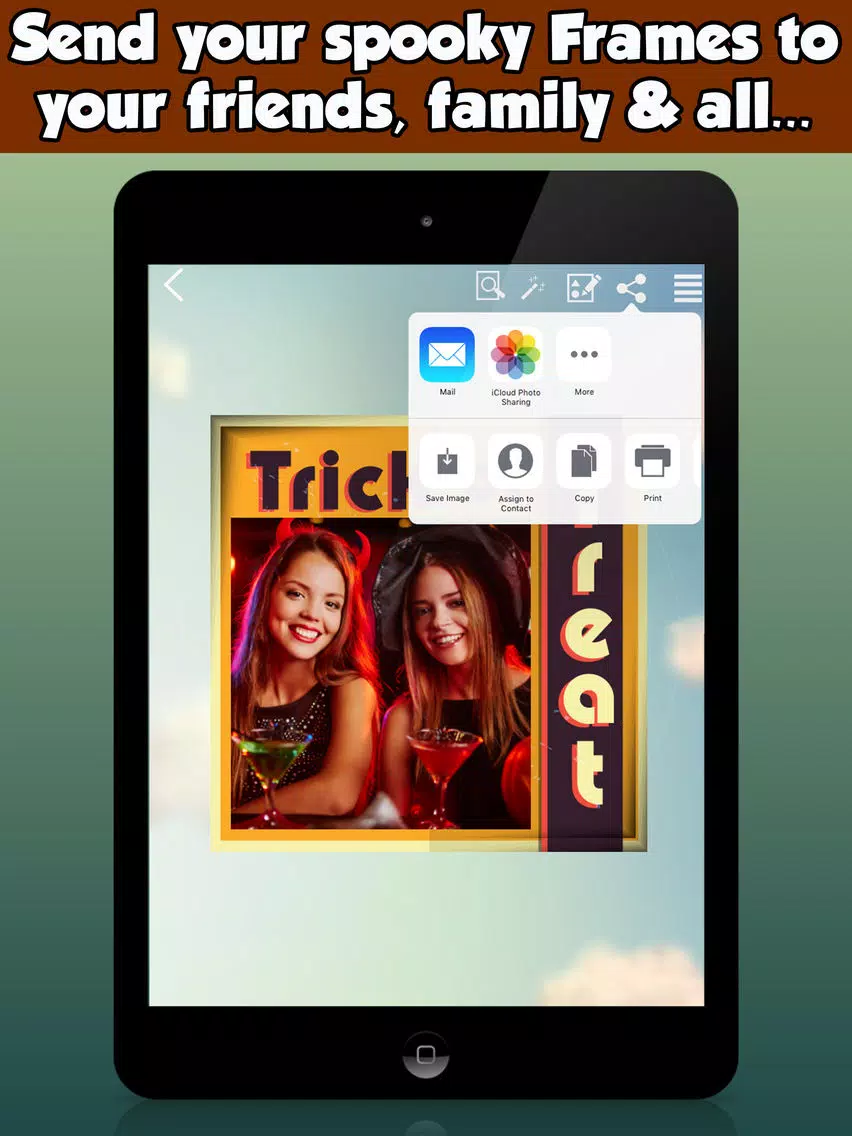 Spooky Halloween Photo Frames Free iPad  স্ক্রিনশট
