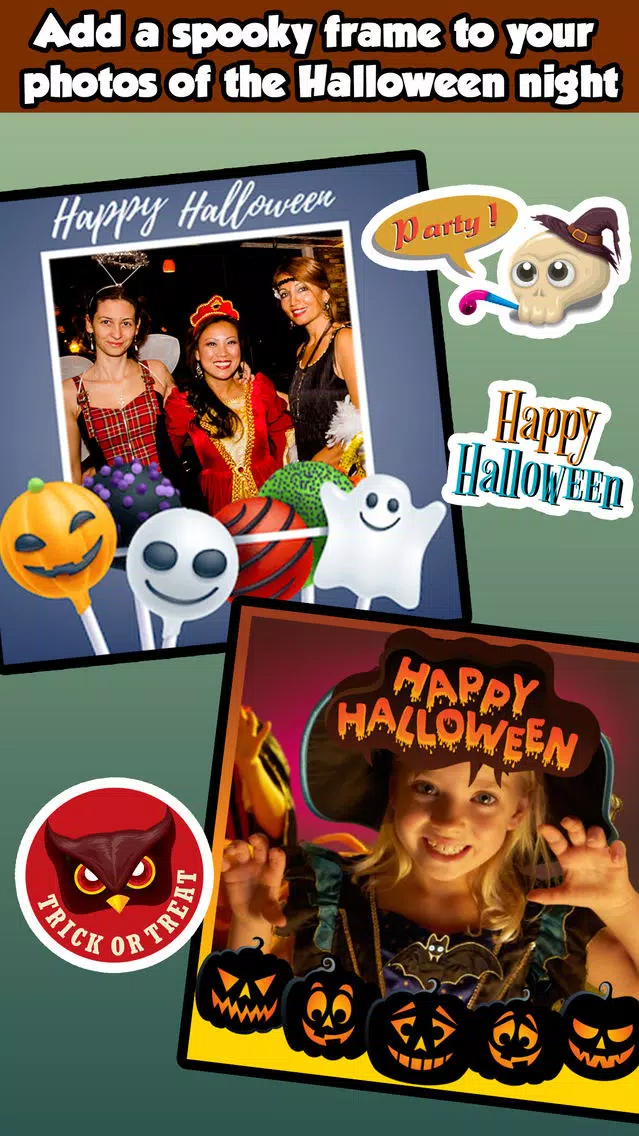 Spooky Halloween Photo Frames Free স্ক্রিনশট
