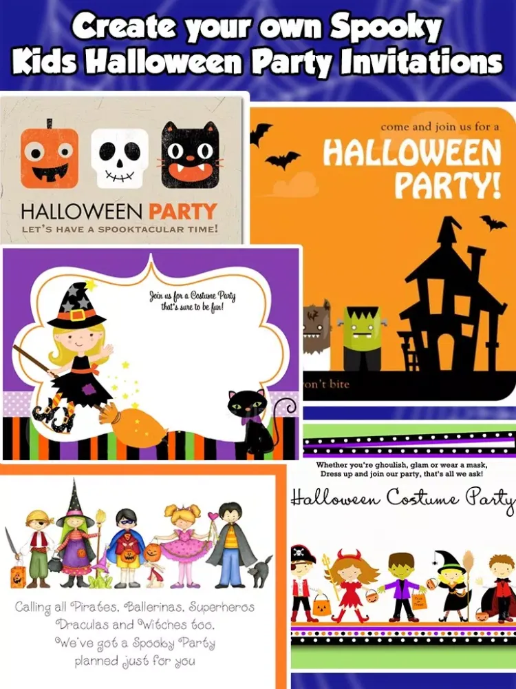 Halloween Invitations For kids iPad  スクリーンショット