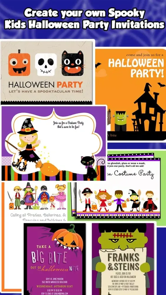 Halloween Invitations For kids スクリーンショット