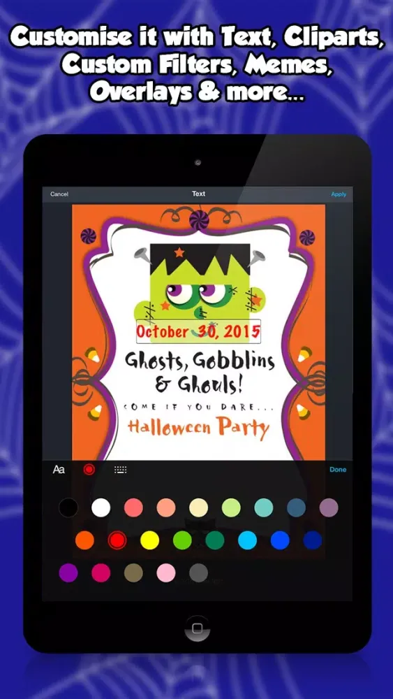 Halloween Invitations For kids スクリーンショット