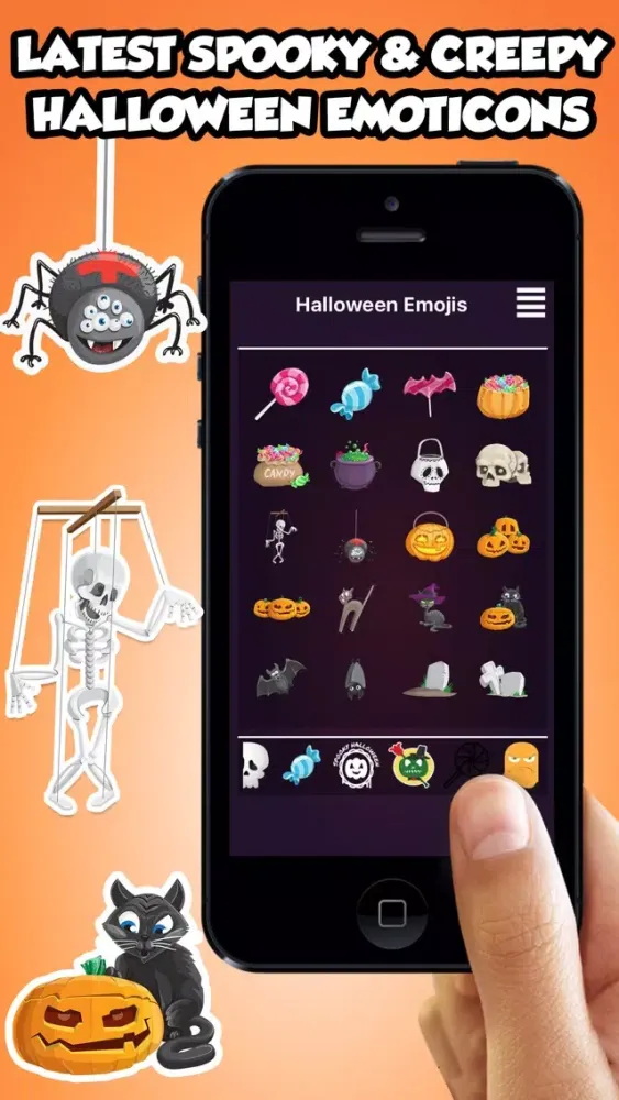 تصاویر Halloween Emojis, 3d Emoticons & Chat Stickers