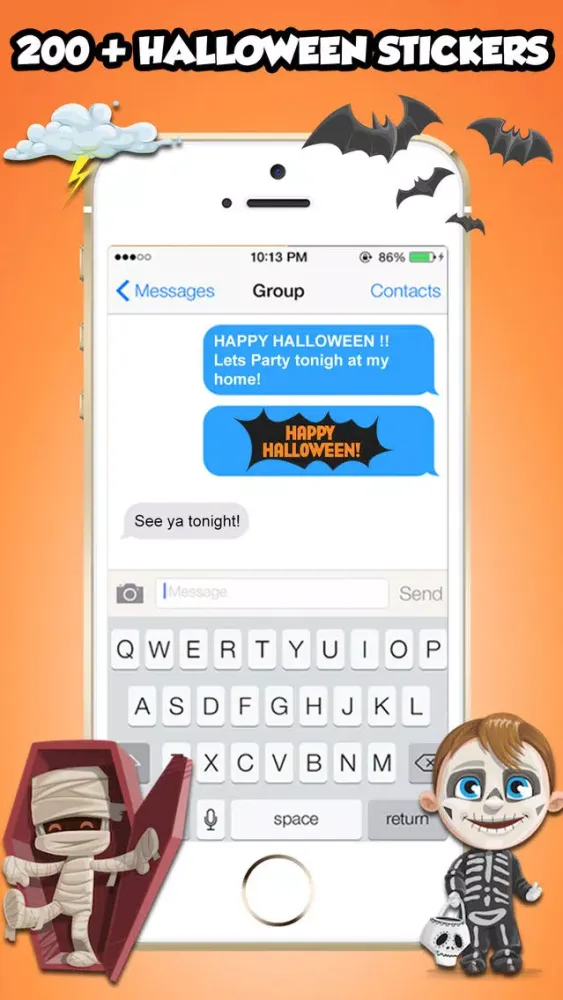 تصاویر Halloween Emojis, 3d Emoticons & Chat Stickers