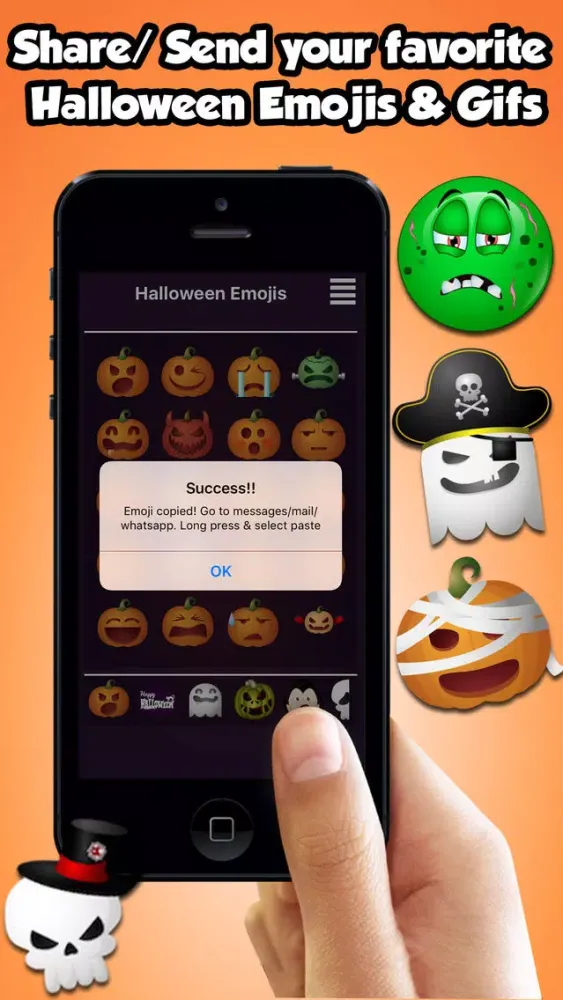 تصاویر Halloween Emojis, 3d Emoticons & Chat Stickers