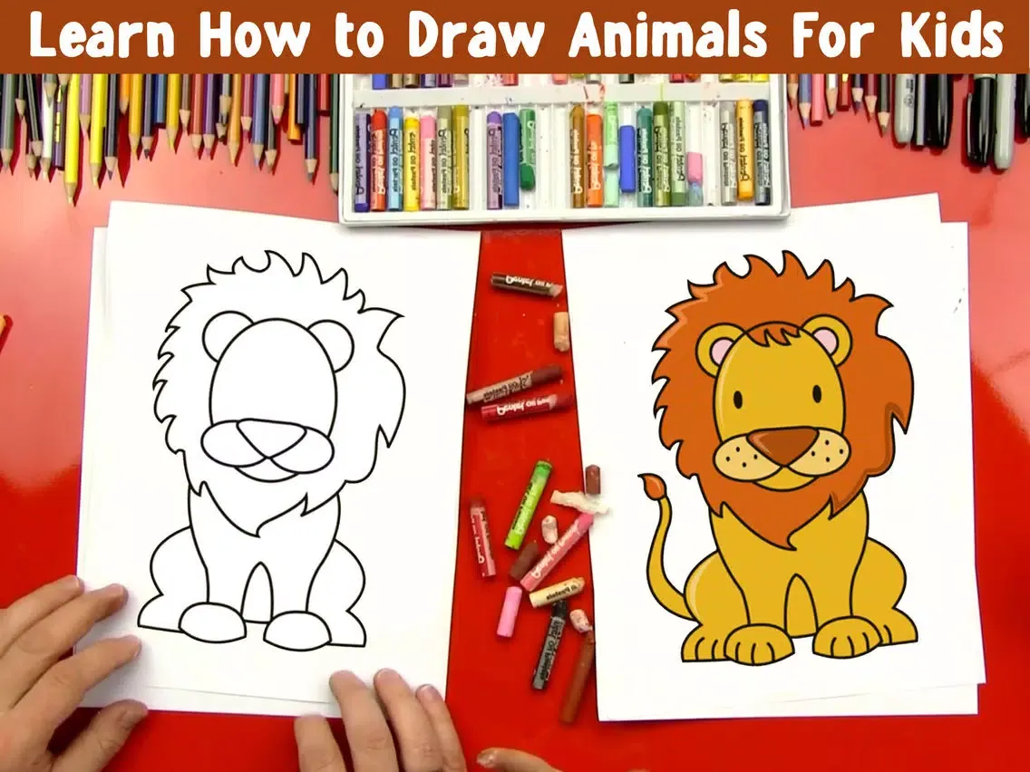 Learn How To Draw Animals For Kids iPad  Screenshots