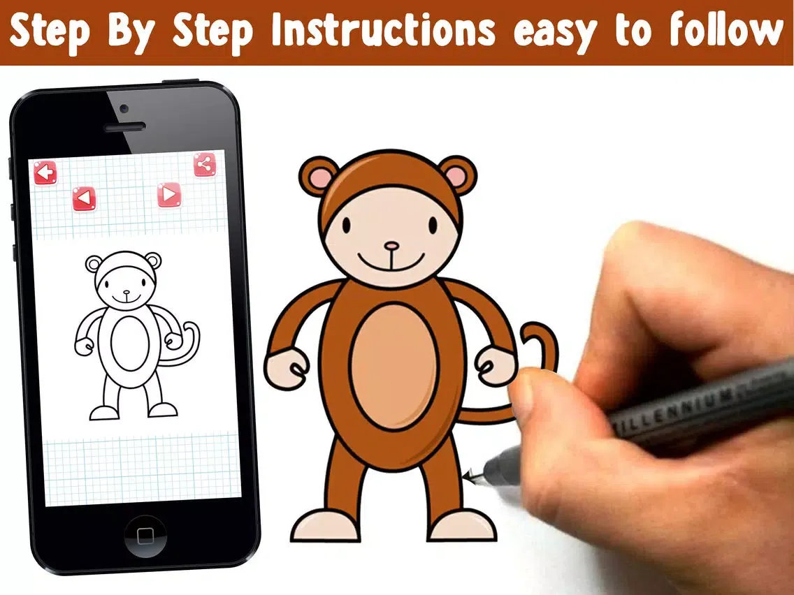 Learn How To Draw Animals For Kids iPad  Screenshots