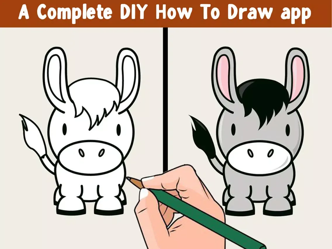 Learn How To Draw Animals For Kids iPad  Screenshots