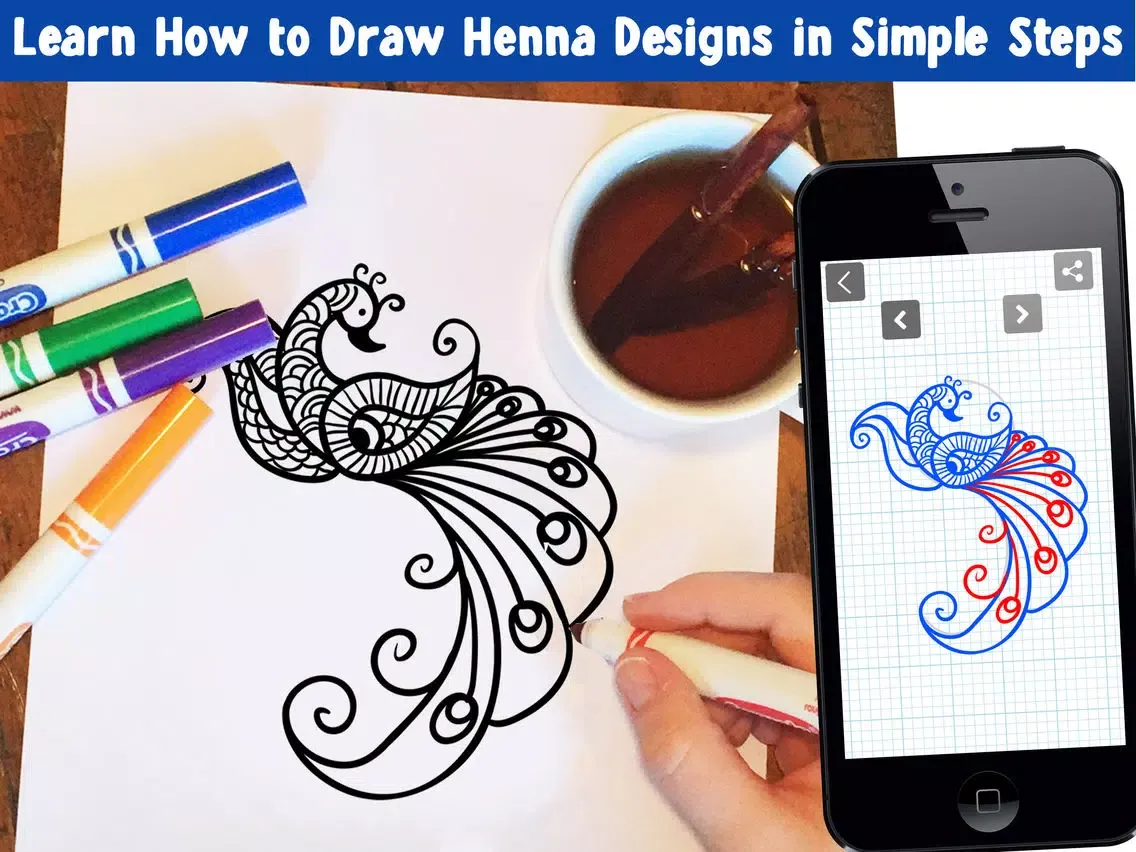 صور Learn How To Draw Henna Tattoo iPad 