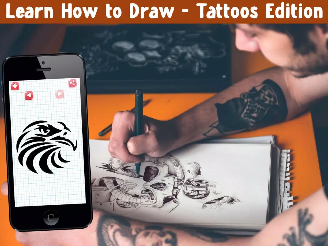 تصاویر Learn How To Draw Tattoos iPad 