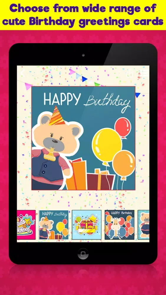 Скриншоты Happy Birthday Cards & Greetings For Kids