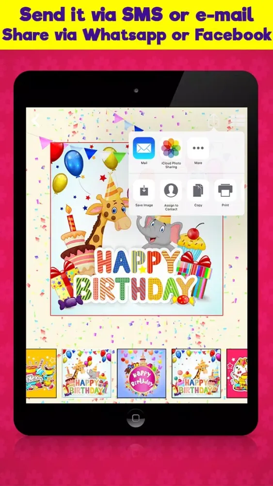 Скриншоты Happy Birthday Cards & Greetings For Kids