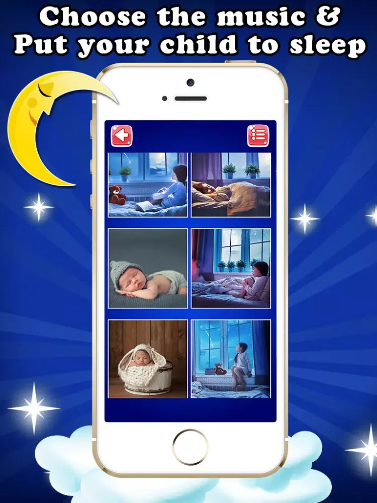 Captures d'écran de Lullaby & Bedtime Songs for Babies – Musical Lullabies & Sleepy Sounds For Babies iPad 