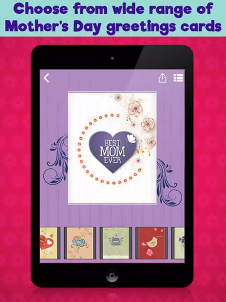 Скриншоты Mother's Day Cards & Greetings iPad 
