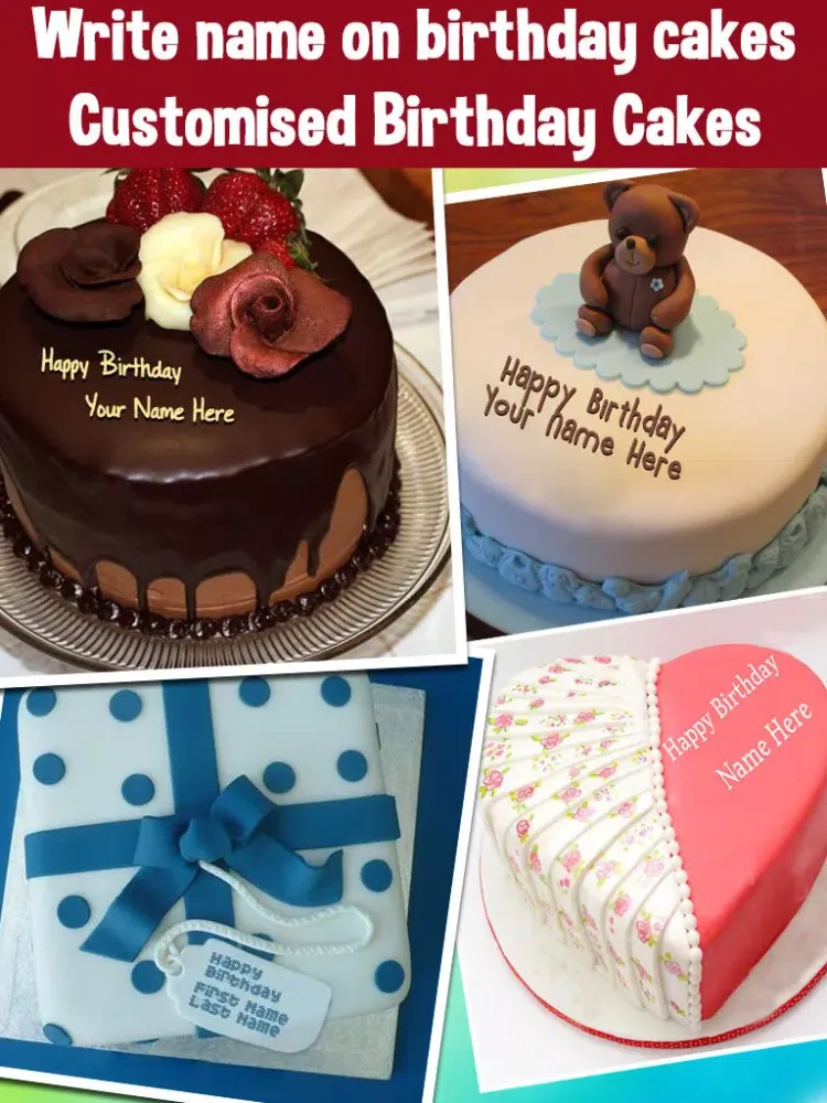 Name On Cake - Happy Birthday Cakes With Editor iPad 應用截圖
