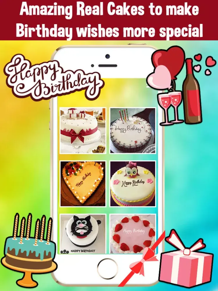 Name On Cake - Happy Birthday Cakes With Editor iPad 應用截圖