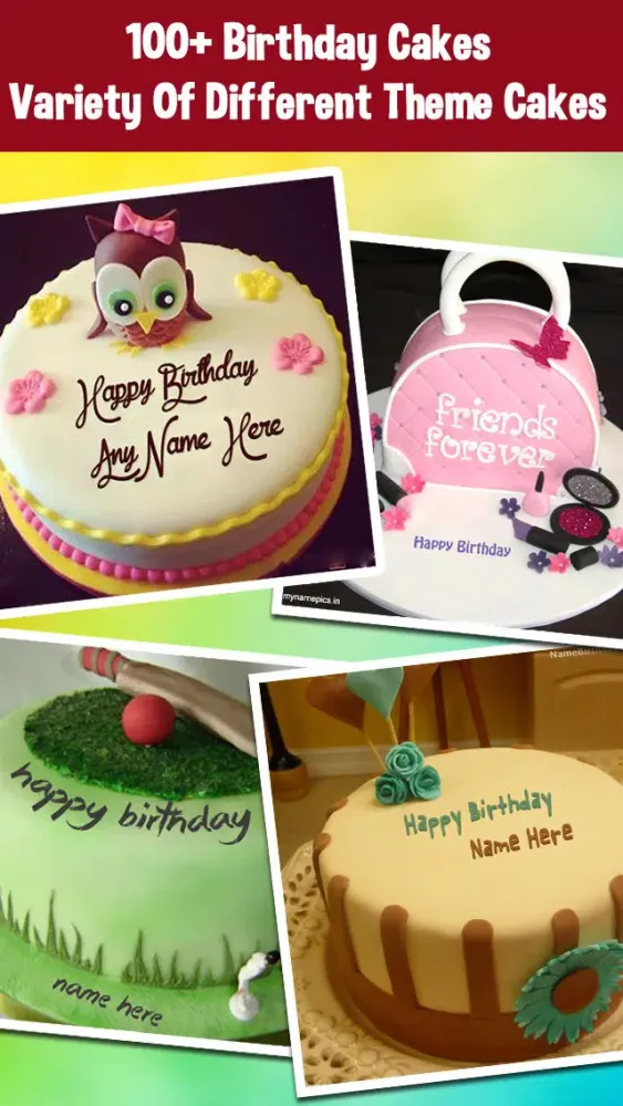 Name On Cake - Happy Birthday Cakes With Editor應用截圖