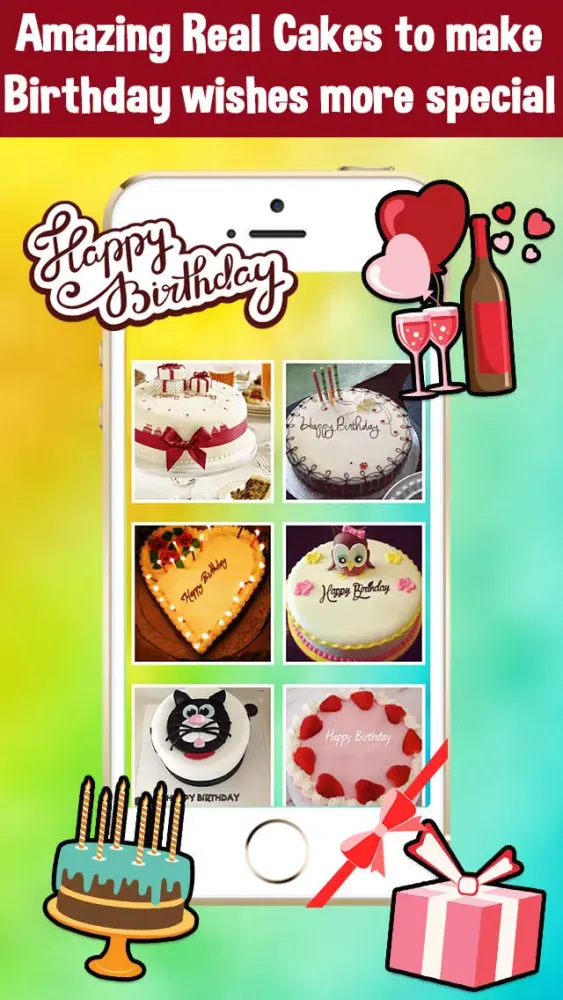 Name On Cake - Happy Birthday Cakes With Editor應用截圖