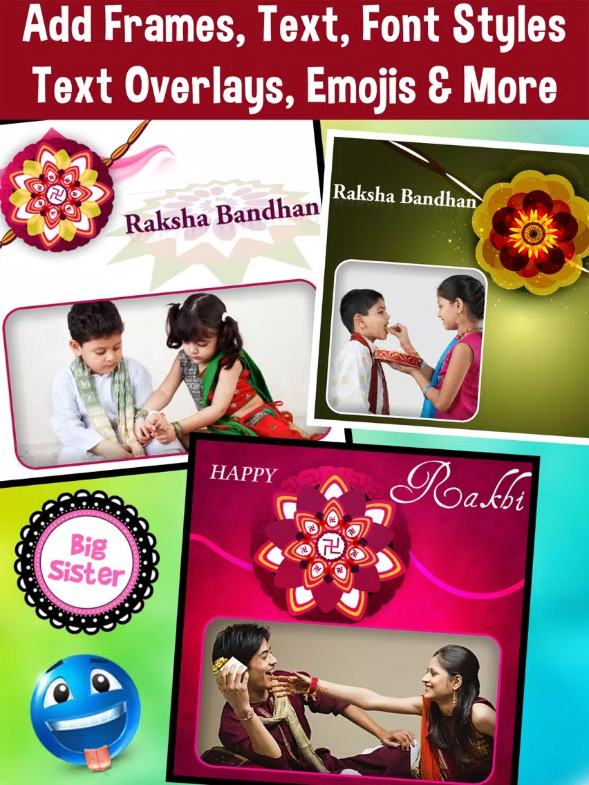 Raksha Bandhan Photo Frames Editor - Happy Rakhi ! iPad  スクリーンショット