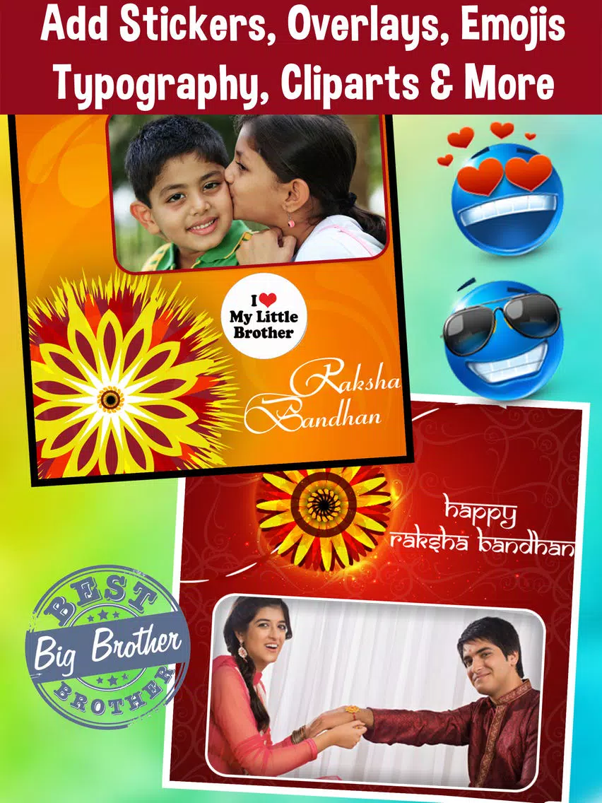 Raksha Bandhan Photo Frames Editor - Happy Rakhi ! iPad  スクリーンショット