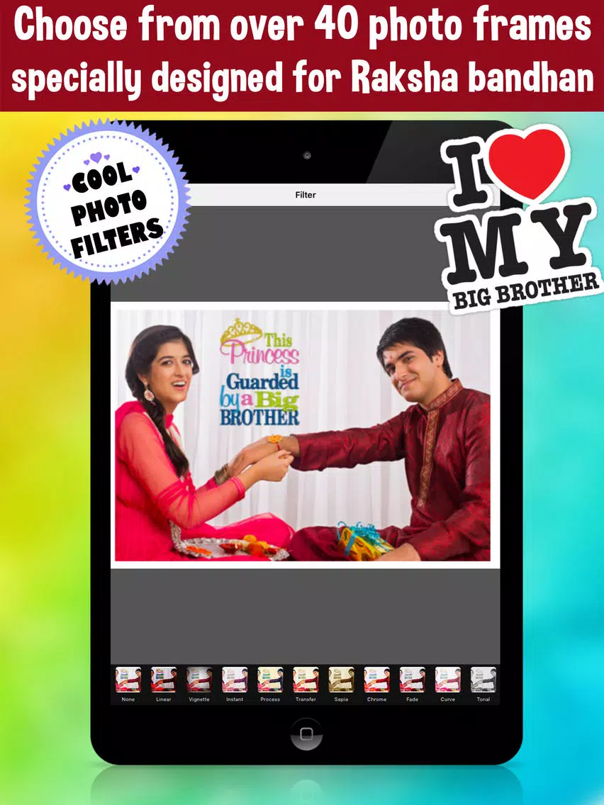 Raksha Bandhan Photo Frames Editor - Happy Rakhi ! iPad  スクリーンショット