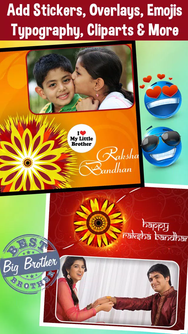 Raksha Bandhan Photo Frames Editor - Happy Rakhi ! スクリーンショット