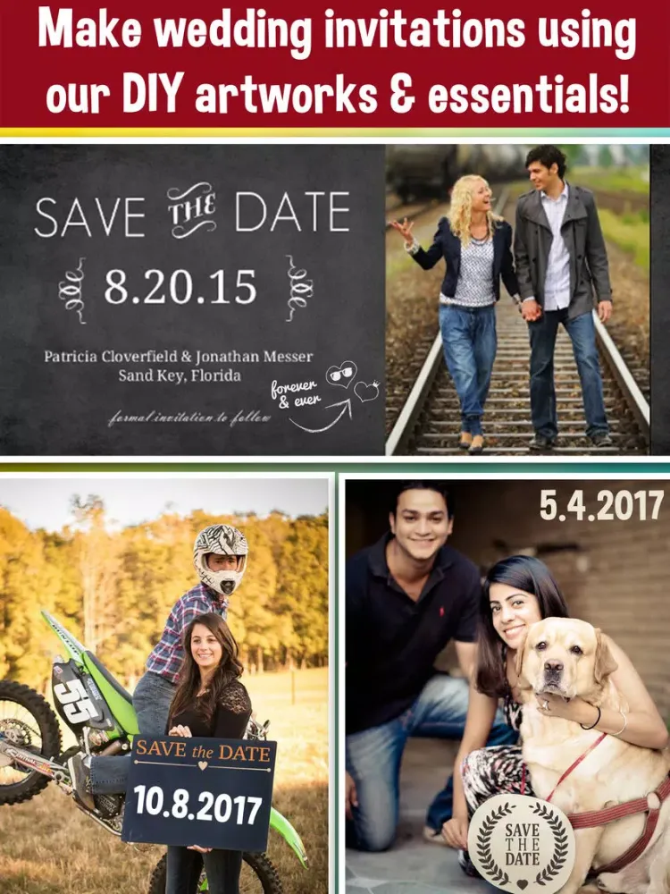 Save The Date - Wedding Invitation Photo Editor iPad  سکرین شاٹس