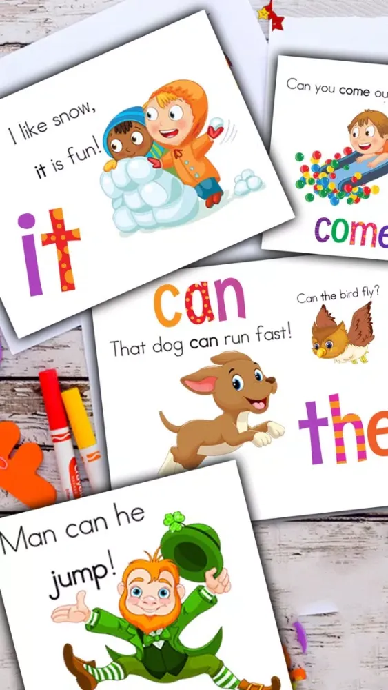 Tangkapan skrin Toddlers My First Sight Words Flash Cards