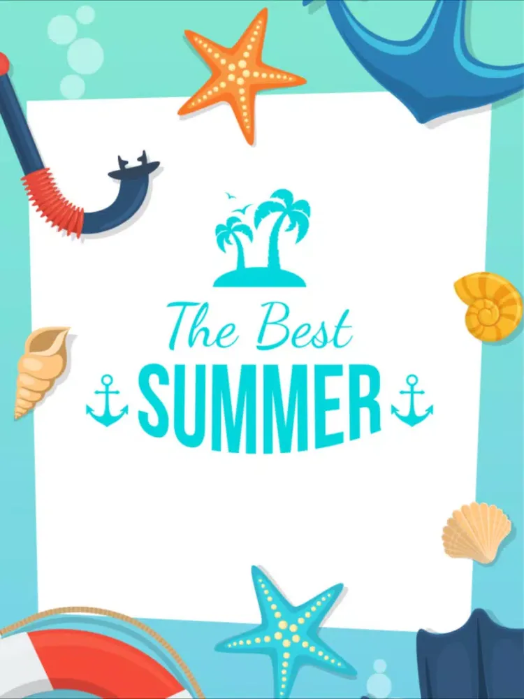 Capturas de pantalla de Enjoy The Summer Time Cards iPad 