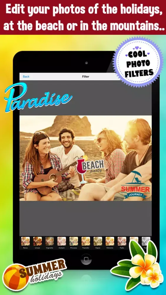 Summer Candy Photo Editor - Edit Your Beach Summer Adventures應用截圖
