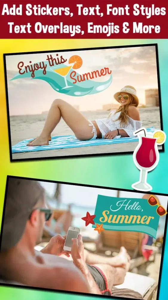 Summer Candy Photo Editor - Edit Your Beach Summer Adventures應用截圖