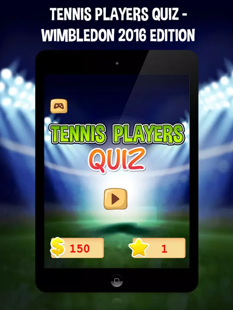 Guess The Tennis Players Quiz - Wimbledon 2016 Edition iPad  Screenshots