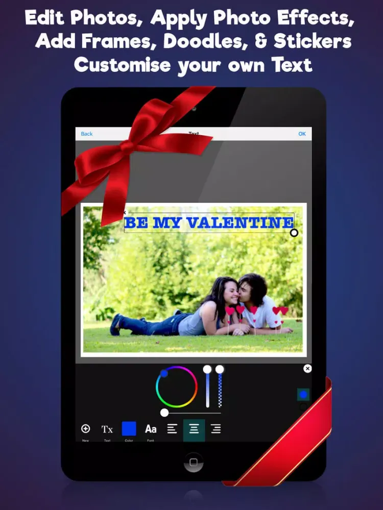 Captures d'écran de Valentine's Day Frames & Photo Editor iPad 