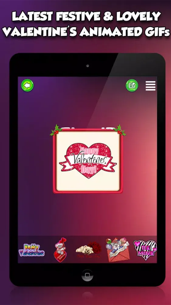 Valentine's Day 3d Emojis & GIFs スクリーンショット