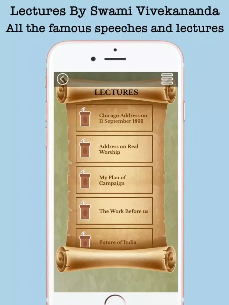 Capturas de tela do Swami Vivekananda Quotes & Speeches iPad 