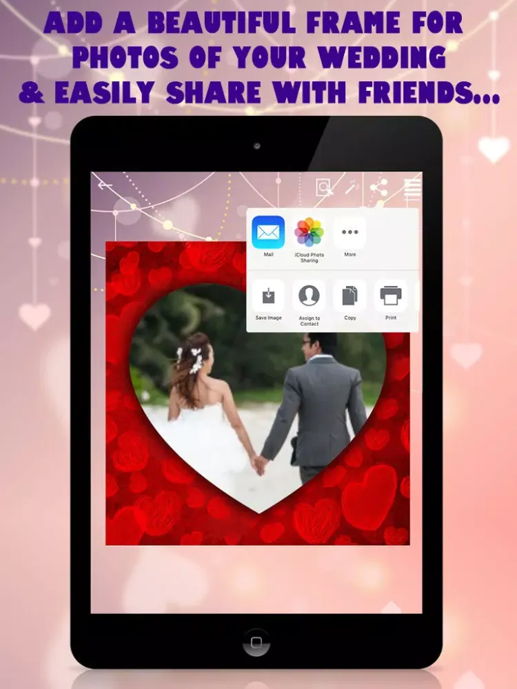 Zrzuty ekranu Wedding Frames Photo Editor iPad 