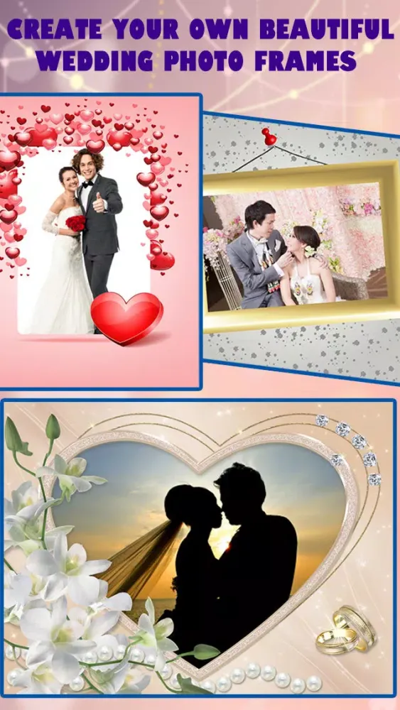 Zrzuty ekranu Wedding Frames Photo Editor