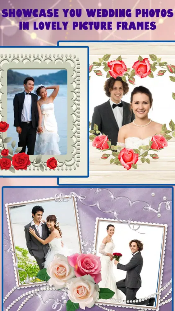 Zrzuty ekranu Wedding Frames Photo Editor