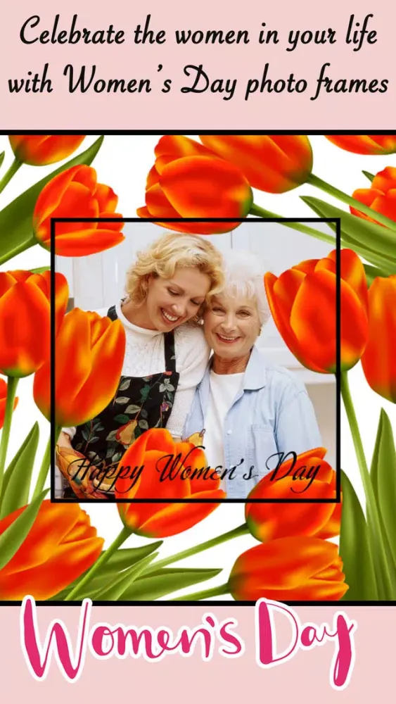 Women's Day Photo Frames & Collage Editor應用截圖