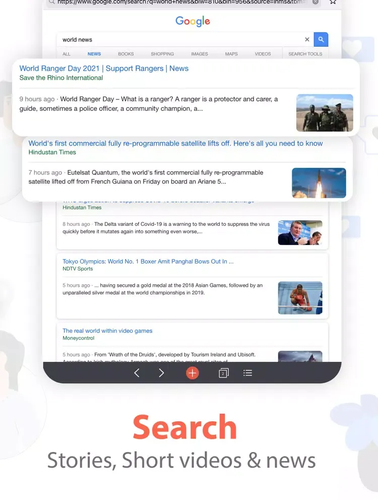 Zrzuty ekranu U Browser - Secure Browser iPad 