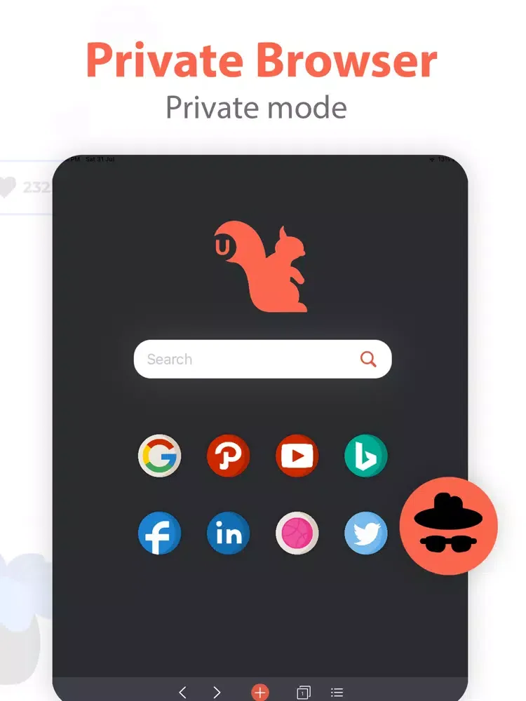 Zrzuty ekranu U Browser - Secure Browser iPad 