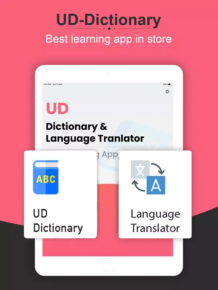 Zrzuty ekranu UD Dictionary & Translator iPad 